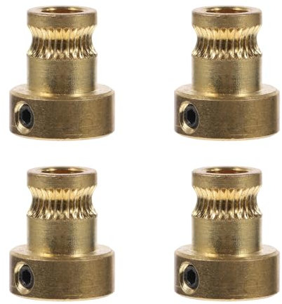 Mobestech 4stücke Messing Extruder Futterrad Hochwertige Ersatzteile Zuverlässige Extrusionsräder Für Präzisen Druck Und Einfache Installation