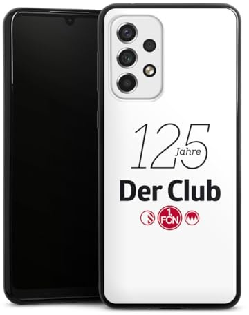 DeinDesign Slim Case extra dünn kompatibel mit Samsung Galaxy A33 5G Silikon Handyhülle schwarz Hülle 1. FC Nürnberg 125 Jahre 1. FCN