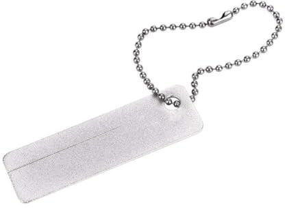 Pocket Fish Hook Sharpener, Adamas Grinder with Key Chain, Fishing Hone Stone Tool for Outdoor Knife, Drills, Portable Grit, Easy to Carry, Fine Design