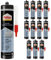 Silikon Dichtstoff Transparent – Schimmelresistent, Wasserfest & Geruchsarm – Neutralvernetzend für Bad, Küche, Bau – Innen & Außen (12 x 280ml)