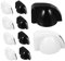Didiseaon 10pcs Adjustable Volume Knob Chicken Head Style Potentiometer Control Knobs for Electric Guitar Amplifiers Effect Pedals Durable Stylish Black White