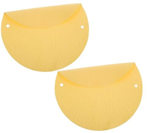 GATHINESS 2 Pezzi Panno Assorbente per Ceramica, Disco Rotondo 2 Fori, PVA, Riduce i Movimenti, per Ruota da Tornio e Lavorazione Argilla