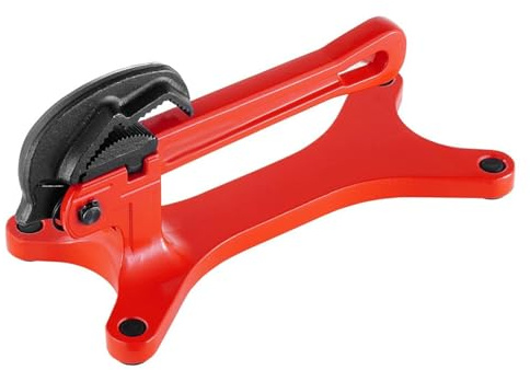 Naroote Abrazadera para Tuberías, Tornillo de Banco para Plomería de Aleación de Aluminio Liviano, con Mango Ergonómico Antideslizante y Rango de Sujeción de 1/8 a 1-/2 pulg.