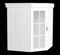 Furniture24 Aufsatz Kora KNN1 Aufsatzkommode Schrank Vitrine Eckschrank Eckvitrine (Andersen Kiefer)