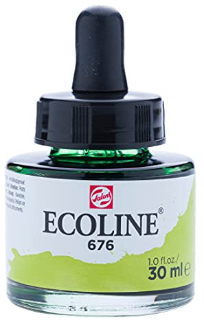 Ecoline Flüssig-Aquarell-Flasche 30 ml Grasgrün 676 (11256761)
