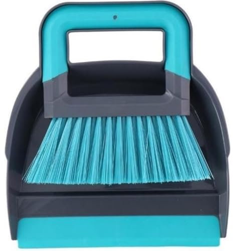 Flat Plastic Handy Dustpan and Sweeper Brush Set