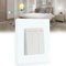 BSEED Light Switch 3 Gang 2 Way,Glass Light Switches,Screwless 10A Rocker Tactile Wall Switch,White Crystal Toggle Switch