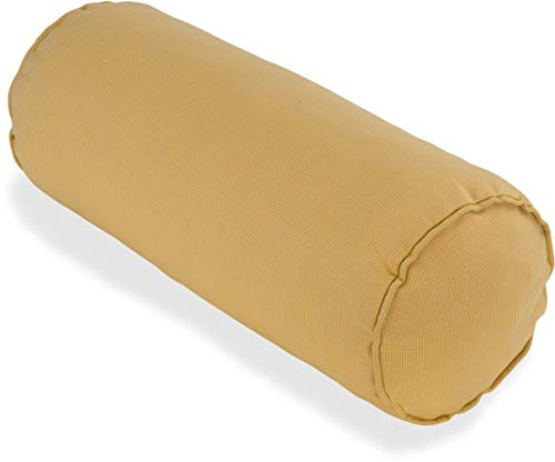H.O.C.K. Sparkle Outdoor Nackenrolle 50xø20cm für dem Garten wasserabweisend/lichtecht (6-7) (Nackenrolle 50xø20cm, Gelb)