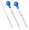 Transfer Pipette 5ml 10ml,Glas Pipetten,Glaspipette mit Bürsten,Glas Pipette Dropper,Measuring Pipettierer,Tropfpipette für Labor Lebensmittel Forschung Medizin Schule