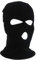 LINONI Halloween 3-Loch gestrickte Vollgesichtsabdeckung Winter Warm Neon Sturmhaube Maskenhut, Schwarz Phoenix Warrior Hat, Schwarz