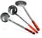 Schaumlöffel Schöpflöffel Schöpfkelle für Plov (3er Set 47 cm)