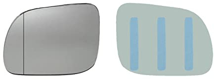 ASG Technik Außenspiegel Spiegelglas Ersatzglas kompatibel mit VW Lupo ab Baujahr 1998-2005