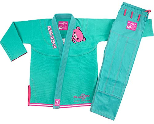 FLUORY BJJ Gi for Ladies Women Brazilian Jiu Jitsu Suit Female Kimonos Women BJJ Uniform
