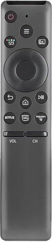 Gvirtue Universal Fernbedienung Ersetzen für Alle Samsung Smart TV LCD LED UHD QLED 4K HDR Fernseher mit Netflix Rakuten-TV Prime Video Tasten - Keine Einrichtung Erforderlich