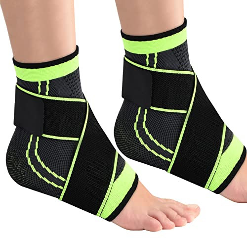 Pinsheng Knöchelbandage Sprunggelenk, Fußbandage Knöchel Sprunggelenkbandage Sport für Verhindern Sie Bänderriss für Männer und Frauen (2)