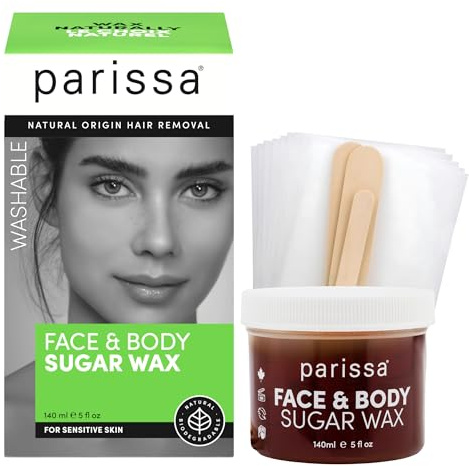 Parissa Sugar Wax Kit | Microwavable organic Sugar Wax (5 fl oz)