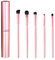 Lot de 5 pinceaux professionnels pour fard à paupières, fard à paupières, fard à paupières, fard à paupières, eye-liner (rose)