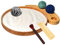 Kit da giardino zen giapponese – vassoio di sabbia di bambù, 3 sfere in resina, mini rastrelli da giardino zen e decorazione zen, accessori perfetti per meditazione e regali per una vita consapevole