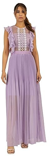 ApartFashion Abito Vestito da Sera Formale, Lilla, 44 Donna