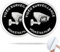 SINMAO Panneau Attention Vous Êtes Filmé Site Adhésif sous Video Surveillance Panneau Aluminium Ø10cm 2 pièces