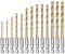 Bestgle Set di 13 Punte Elicoidali in Acciaio ad Alta Velocità, Acciaio HSS Rivestito in Titanio, 1.5mm-6.5 mm Set Punte Elicoidali HSS da 1/4