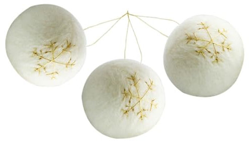 PRETYZOOM Eleganter 3-teiliger Christbaumschmuck Aus Filz Zum Aufhängen Von Baumschmuck Vielseitig Einsetzbar