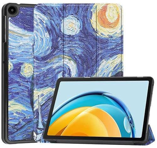 Funda para Huawei Matepad SE de 10,4 pulgadas, funda para tablet Huawei Matepad SE de 10,4 pulgadas, funda de soporte triple con soporte para lápiz, apagado y encendido automático, parte trasera de