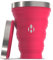 HYDAWAY Tazza pieghevole da 16 once, in silicone e acciaio con bordo in acciaio, tazza pieghevole per birra, acqua e soda, tazza portatile per feste, campeggio, zaino in spalla ed escursionismo, tazze