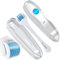 Dr.roller Dermaroller Cheveux, Derma Roller Barbe 0,5 mm Aiguilles en Titane de, Microneedling Roller Cheveux Repousse, Rouleau Barbe Homme, Stimuler la Croissance de la Barbe et Des Cheveux
