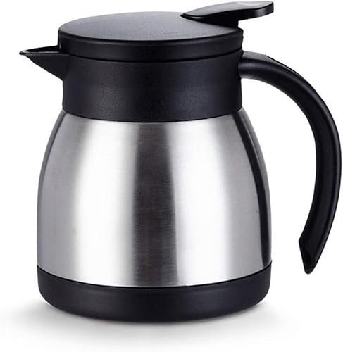 Olla aislante de acero inoxidable de estilo pastoral europeo, hervidor para exteriores, termo para el hogar, oficina, elegante minimalista, 400 ml presente