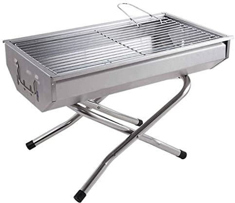 MCLIUJIA BBQ Holzkohlegrill Tragbarer BBQ-Holzkohlegrill Faltbarer BBQ-Holzkohlegrillgrill Kochen Im Freien Camping-Picknick Holzkohlegrill Grill