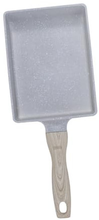 COLLBATH Padella in Lega Di Alluminio Antiaderente Per Friggere Bistecche Uova Cucina Picnic Barbecue Superficie Liscia Senza Sbavature