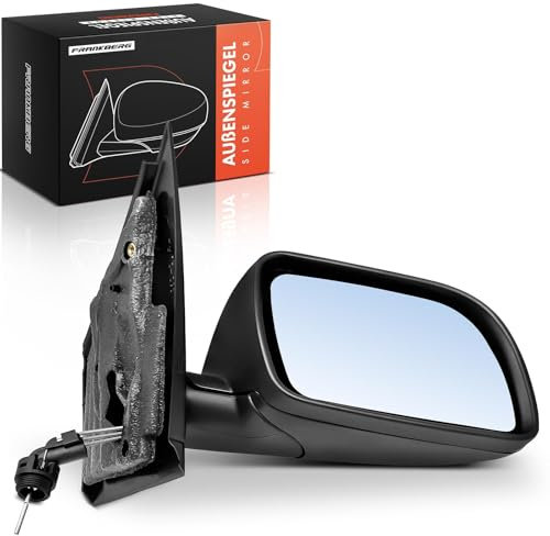 Frankberg Manuell Seilzug Aussenspiegel Außenspiegel Rechts Kompatibel mit Polo 9A 9N 2001-2005 Polo Stufenheck 9A2 9A4 9A6 9N2 2002-2005