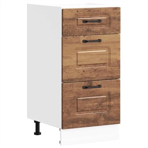 vidaXL Mueble bajo de Cocina Kalmar de Madera Antigua de ingeniería