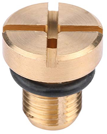 ERYUE Ablassschraube, Kühler-Ausgleichsbehälter und Gummi-O-Ring, BRS BLD SCW Kühlmittelkühler-Adapter mit Installationsanleitung, für 17111712788