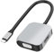 MEIRIYFA Adattatore USB C a HDMI VGA per doppio monitor, hub USB C 2 in 1 con 4K HDMI, 1080P VGA compatibile con monitor, laptop, telefoni cellulari, tablet