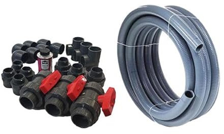 Kit di raccorderia professionale per piscina medio