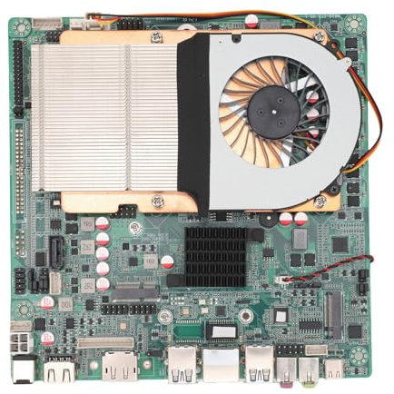 Zunate H610 ITX Motherboard für LGA1700, Dual DDR4 64 GB Integriertes Industrielles Mainboard mit Ultra -dünnem Kupferkühler, HDMI, DisplayPort, M.2 E -Key 2230 Expansion Slot