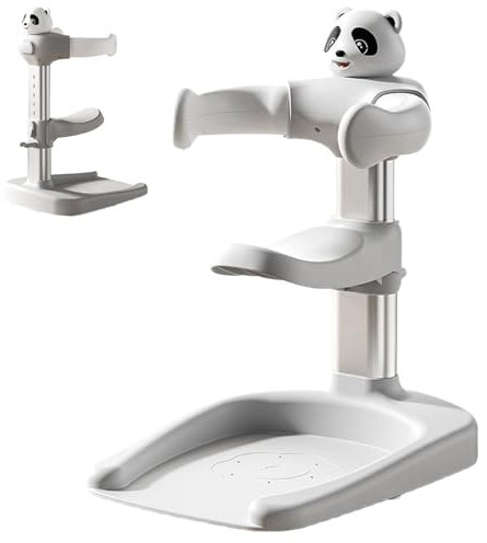 Weqizuerqi Soporte de Ducha para Bebés | Soporte de Pie para el Baño del Bebé | Altura Ajustable Plegable Soporte de Ducha para Bebés de 0 a 36 Meses Niños Niñas