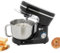 TONFEION Küchenmaschine 1000W Rührgeräte mit 4.5L Edelstahl-Schüssel, 8 Geschwindigkeiten + Impulsfunktion, Knethaken und Rührhaken, Knetmaschine für Teig Sahne, Schwarz