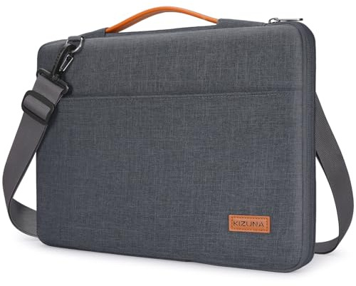 KIZUNA Laptop Sleeve Case 16 Inch Computer Carrying Bag for 16 MacBook Pro M3 M1 M2 Max/16 Dell Pro 16 Plus/15 Yoga Slim 7i/14 Dell Latitude 5550/15.3ʺ ThinkPad X9 15/15 IdeaPad Slim 3i Gen 8,Grey