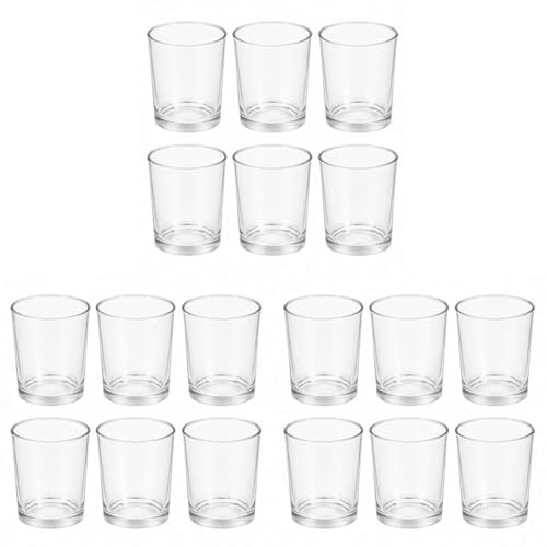 alpina Verres à Amuse-Bouches - Petits verres - Verres à shot - 6 pièces - Verre, Blanc (Lot de 3)