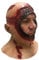 Rubber Johnnies Johnniesfx, blutige Kapuzensaugenmaske, Vollkopf, Latex, Jason, Halloween-Zubehör, Horror, Film, gruselig, Kostümmasken