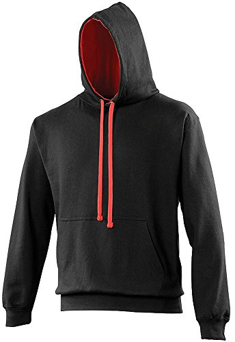 AWDis Men's Varsity Hoodie Hooded Sweatshirt