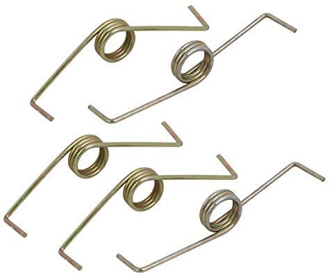 sourcing map 15mm Durchmesser 78mm Länge Metall Spannfeder Bronze Ton 5 Stück