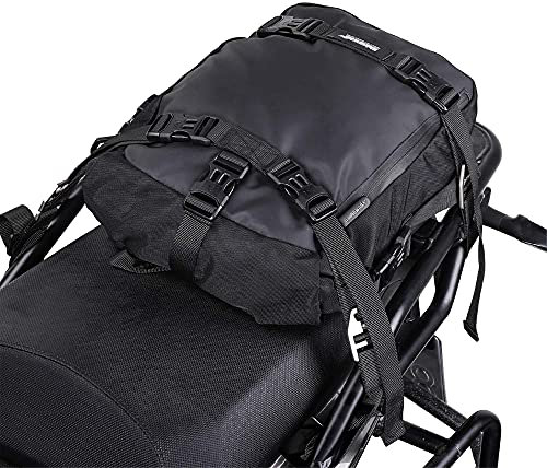 Wildken Waterproof Motorcycle Bag, Riding Saddlebags, Word Saddle Bag, Motorcycle Rear Travel Bag, Motorcycle Luggage Carrier Bag 10/20/30L