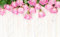 QEETapete Papier Peint Panoramique Planche En Bois De Rose Rose Papier Peint Nature Intissé Murale Chambre Salon,200x140cm