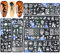 6Pcs Nail Stamping Plate, Maniküre Stempel Schablonen, Nail Art Plates Nagelstempel Maniküre Tool Kit für DIY Nagelspitzen Dekoration (Halloween)