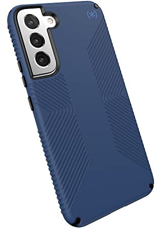 Speck Products Presidio2 Grip Schutzhülle für Samsung Galaxy S22+, Coastal Blue/Black/Storm Blue, 144233-9128