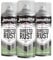 JENOLITE Directorust Chalky Spray Paint | SAGE GREEN | 3x400ml | Multi-Surface Chalky Finish Spray Paint | Ideal For Furniture, Ornaments, Picture Frames | Interior & Exterior Use | RAL 7494C